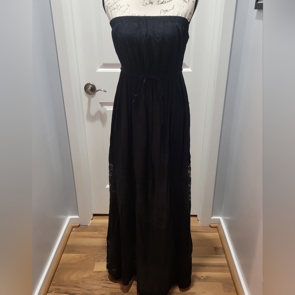 Torrid Black Strapless Maxi Dress